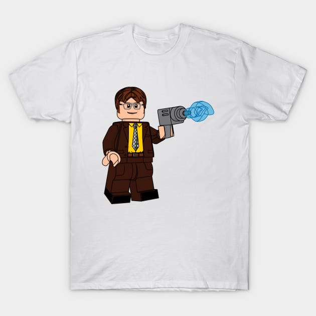 Lego Dwight Schrute T-Shirt by ovofigures